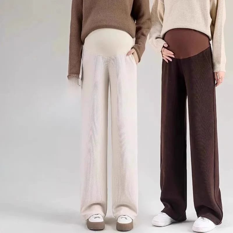 Pantalones Maternales de Invierno con Forro Polar.